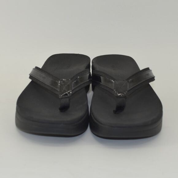 Vionic High Tide II Black Thong Flip Flop Sandals Size 10 - Picture 3 of 12
